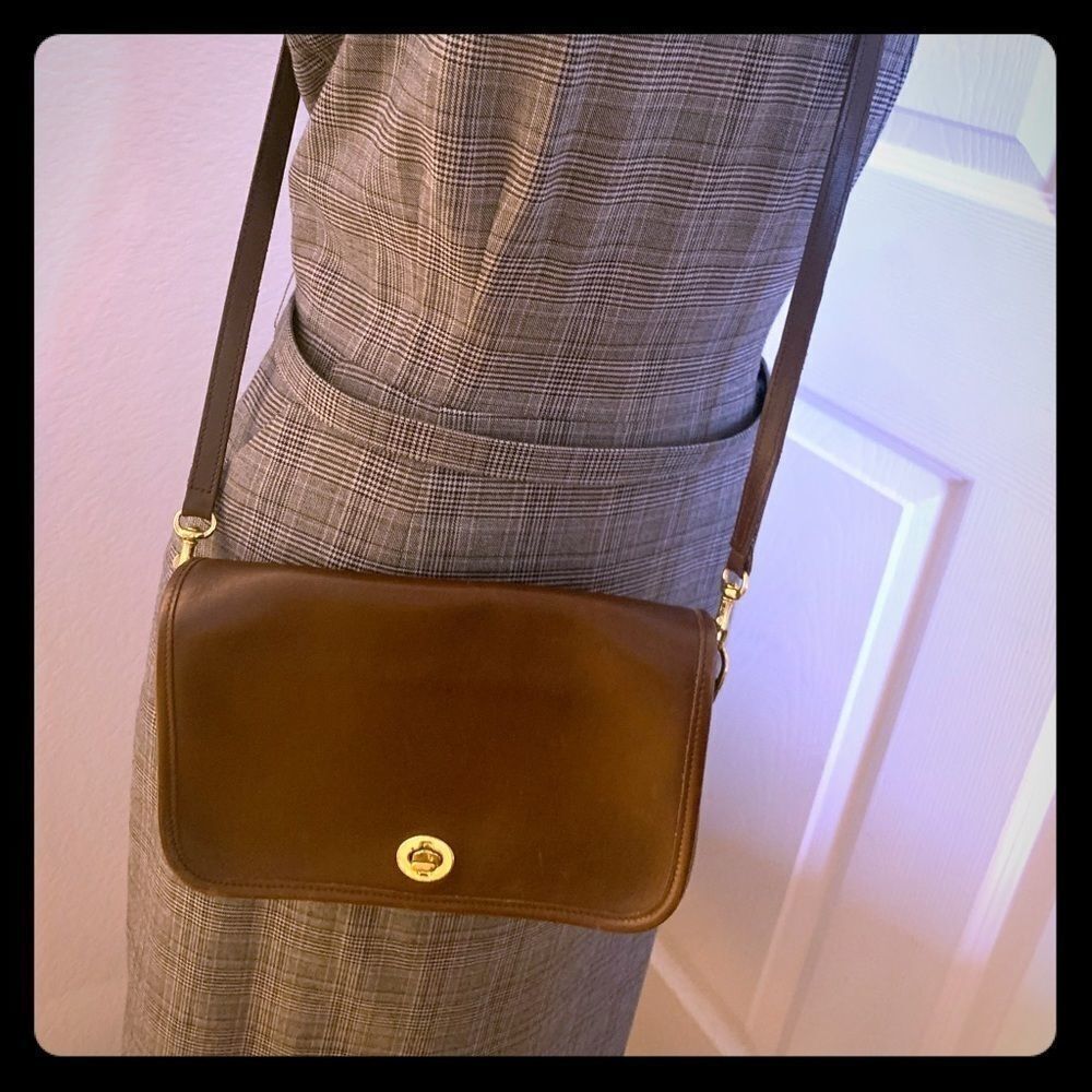 Vintage coach leather purse